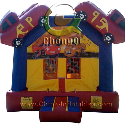 bouncer inflatable cart